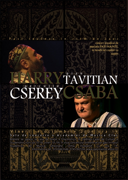 Afis concert Tavitian - Cserey